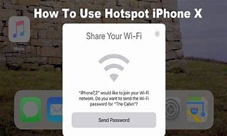 Image result for iPhone X Hotspot