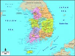 Image result for South Korea Travel Map