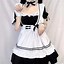 Image result for Anime Cosplay with White Dress and Black Long Sleeve