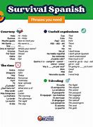 Image result for Spanish Survival Phrases