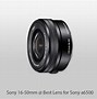 Image result for Sony a6500 Camera Lens