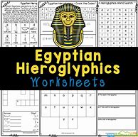 Image result for Hieroglyphics Worksheet for Kids