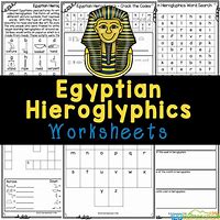 Image result for Hieroglyphics Worksheet for Kids