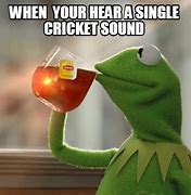 Image result for Cricket Sound Meme Creator