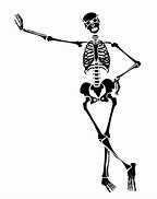 Image result for Cartoon Skeleton Line Art