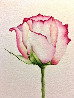 - Kunst Blog | Flower art, Watercolor rose, Watercolor flowers paintings