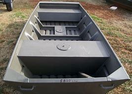 Image result for Aluminum Frame Jon Boat