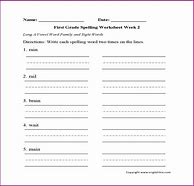 Image result for First Grade Long Vowel Worksheets