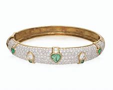 Image result for Emerald and Diamond Bracelet