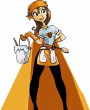 Image result for Cartoon Cleaning Ladies