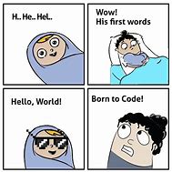 Image result for Born to Code Meme