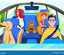 Image result for People Driving Car Cartoon