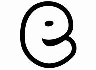 Image result for Printable Bubble Letters E Lowercase