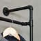 Image result for Industrial Clothing Rack Wall Mount