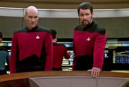 Image result for Picard Riker Talking