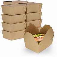 Image result for Kraft Paper Take Out Boxes