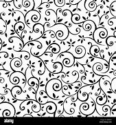 Image result for Black and White Floral Pattern Vector