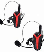 Image result for Walkie Talkie Headset with Mic to Use with Bicycle