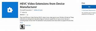 Image result for HEVC Video Extensions Microsoft
