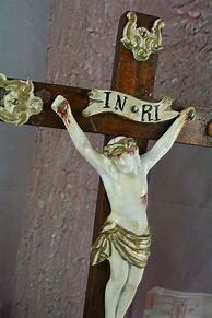 Image result for Antique Clay Crucifix