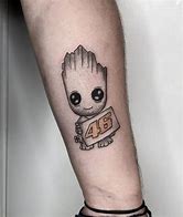 Image result for Simple Baby Groot Tattoo