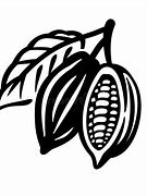 Image result for Cocoa Clip Art Black and White