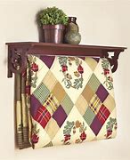 Image result for Wall Quilt Rack