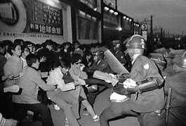 Image result for 1960 Bloody Man Japan Protest