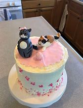 Image result for Cat Birthday Cake for Girl