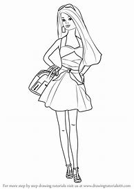 Image result for Barbie Dolls Cartoon Drawing