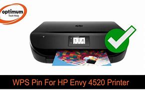 Image result for WPS Pin for HP Envy 4520 Printer