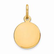Image result for Engravable Gold Disc Charms