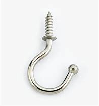 Image result for Small Stainless Steel Screw Hooks