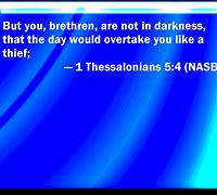 Image result for 1 Thessalonians 5:4
