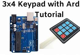 Image result for 3X4 Keypad Arduino