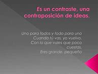 Image result for contraposici�n