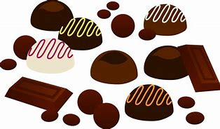 Image result for Dark Chocolate Clip Art Black and White