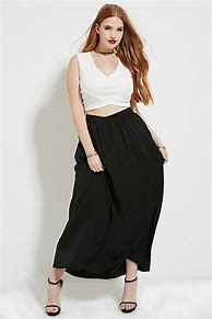 Image result for Forever 21 Black Long Skirt