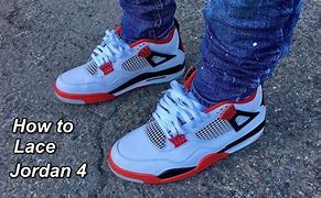 Image result for Double Lacing Jordan 4S