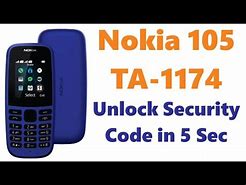 Image result for Nokia 105 Security Code Unlock