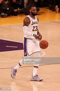 Image result for LeBron James Dribbling Lakers