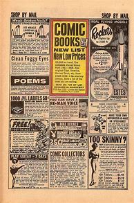 Image result for Comic Book Ad Page