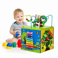 Image result for Wooden Activity Cube