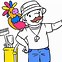 Image result for Zookeeper Coloring Page