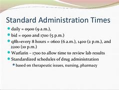 Image result for Medication Administration Times