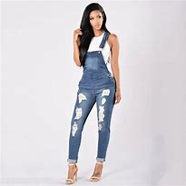 Image result for Ladies Denim Jumpsuits