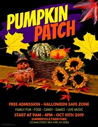 Image result for Pumpkin Patch Flyer