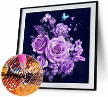 Image result for Diamond Art Painting Kits for Adults Flowers