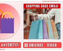 Image result for shop bags emojis mean