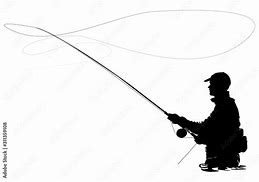 Image result for Men Fishing Clip Art Black and White